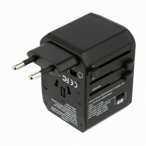이지넷유비쿼터스 퀵차지3.0USB-PD 올인원 17W 3포트 여행용 충전기 NEXT-007TC-PD