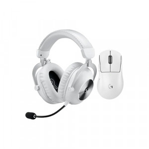 로지텍 G PRO X SUPERLIGHT 2 DEX + PRO X 2 무선 마우스 헤드셋 세트 (화이트) 씨알텍