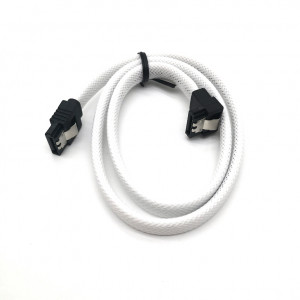 조이쿨 SATA3 슬리빙 케이블 화이트 0.5m