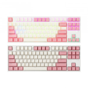 앱코 KN01C 텐키리스 PBT 무접점 키보드 (핑크, 45g)