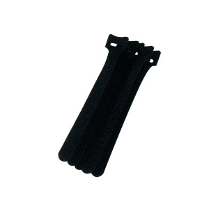 라인업시스템 LANSTAR 벨크로타이 후크벨트 150mm 블랙 5개