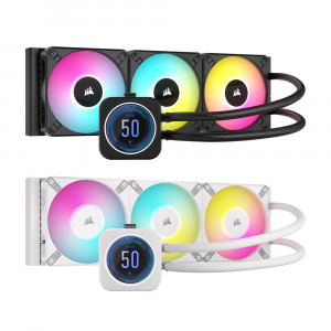 CORSAIR CORSAIR iCUE H150i ELITE LCD XT WHITE