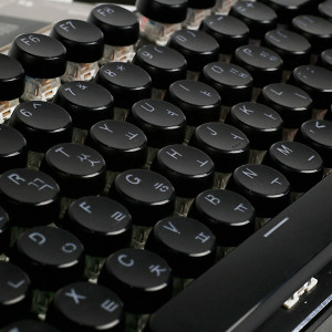 몬스타 데빌스킬 한영 이중사출 레트로 키캡 (블랙)