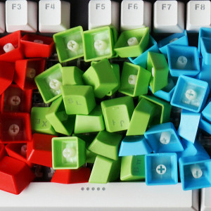 MAXTILL 한영 이중사출 104키 가디언 컬러키캡 오렌지