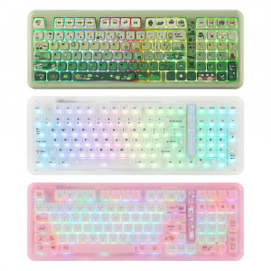 KiiBOOM Phantom 98 Lite 유무선 기계식 핑크  모시축
