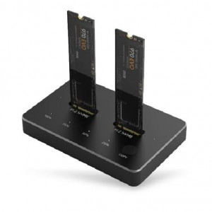 라인업시스템 LANSTAR LS-NVDOC M.2 NVMe 듀얼 도킹스테이션 SSD미포함