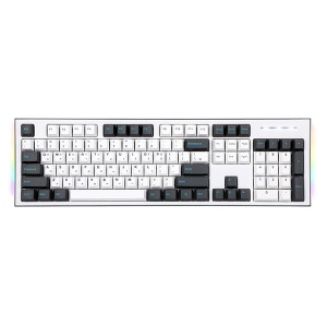COX COX CK01 PBT 이색사출 사이드 RGB 기계식 키보드 (청축)