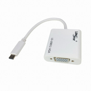 라인업시스템 LANSTAR USB 3.1 Type C to VGA 컨버터 LS-USB31-VGA