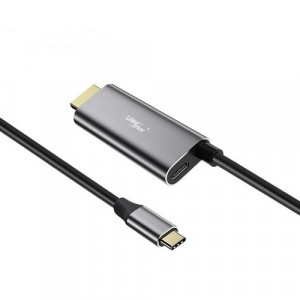 라인업시스템 LANSTAR PD Type C to HDMI 100W 미러링 케이블 LS-UC314-N 1.8m