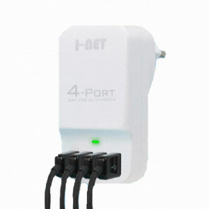 아이넷 34W 2.4A 4포트 여행용 충전기 LS-4U