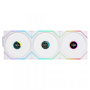 리안리 UNI FAN TL Wireless LCD 120 (3팩, 화이트)