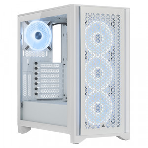 CORSAIR iCUE 4000D RGB AIRFLOW QL Edition (True White)